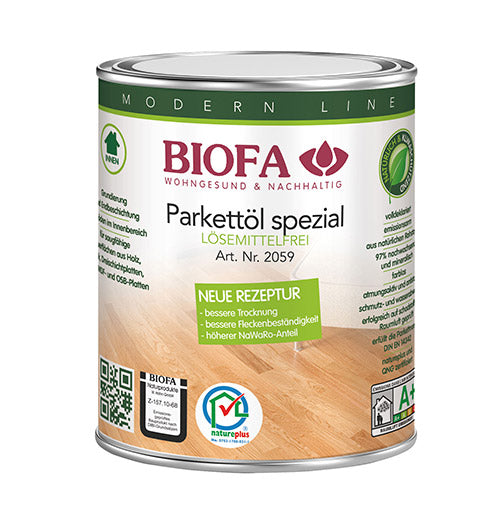 Специално масло за паркет, без разтворители. 205909