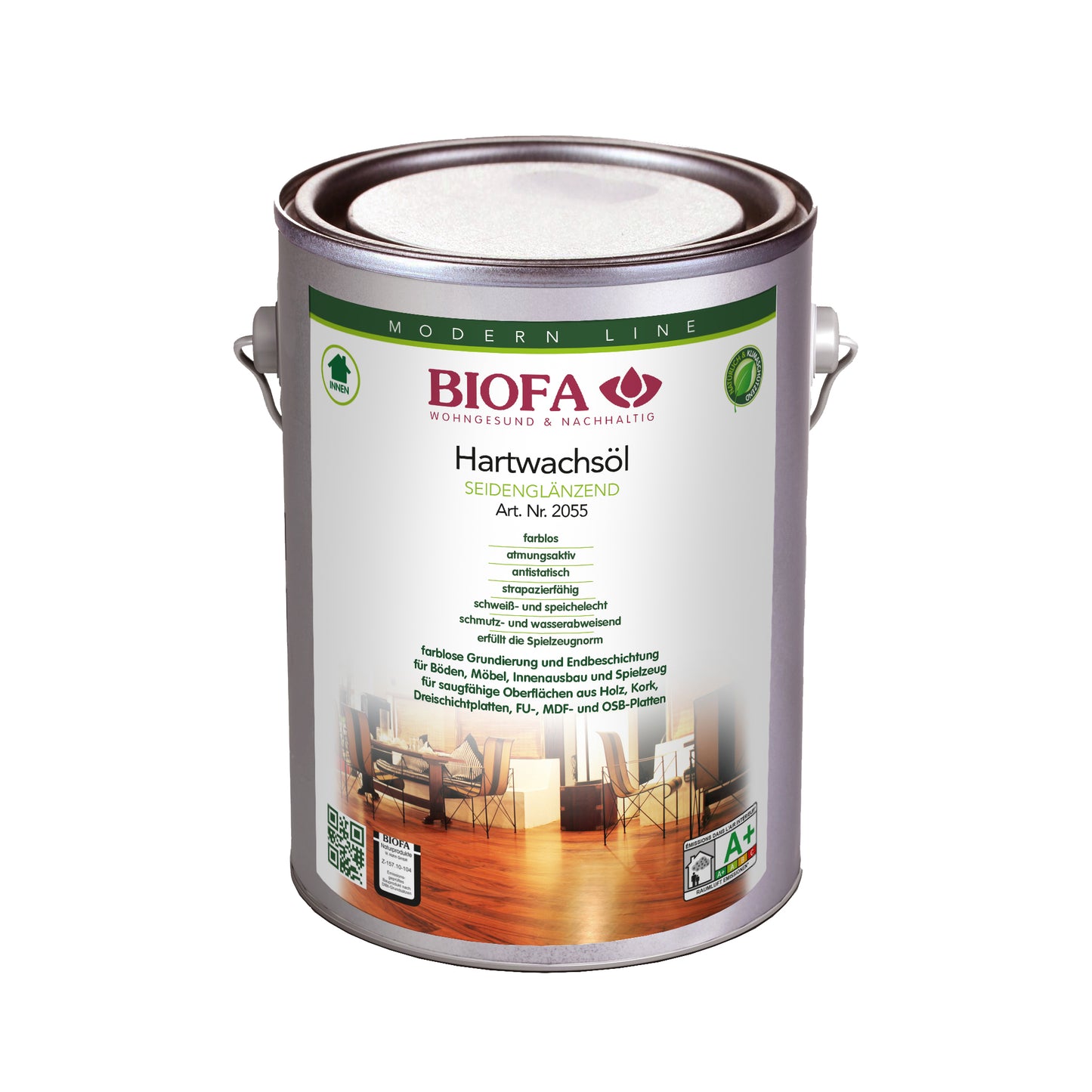 Масло-твърд восък, полугланц 205543