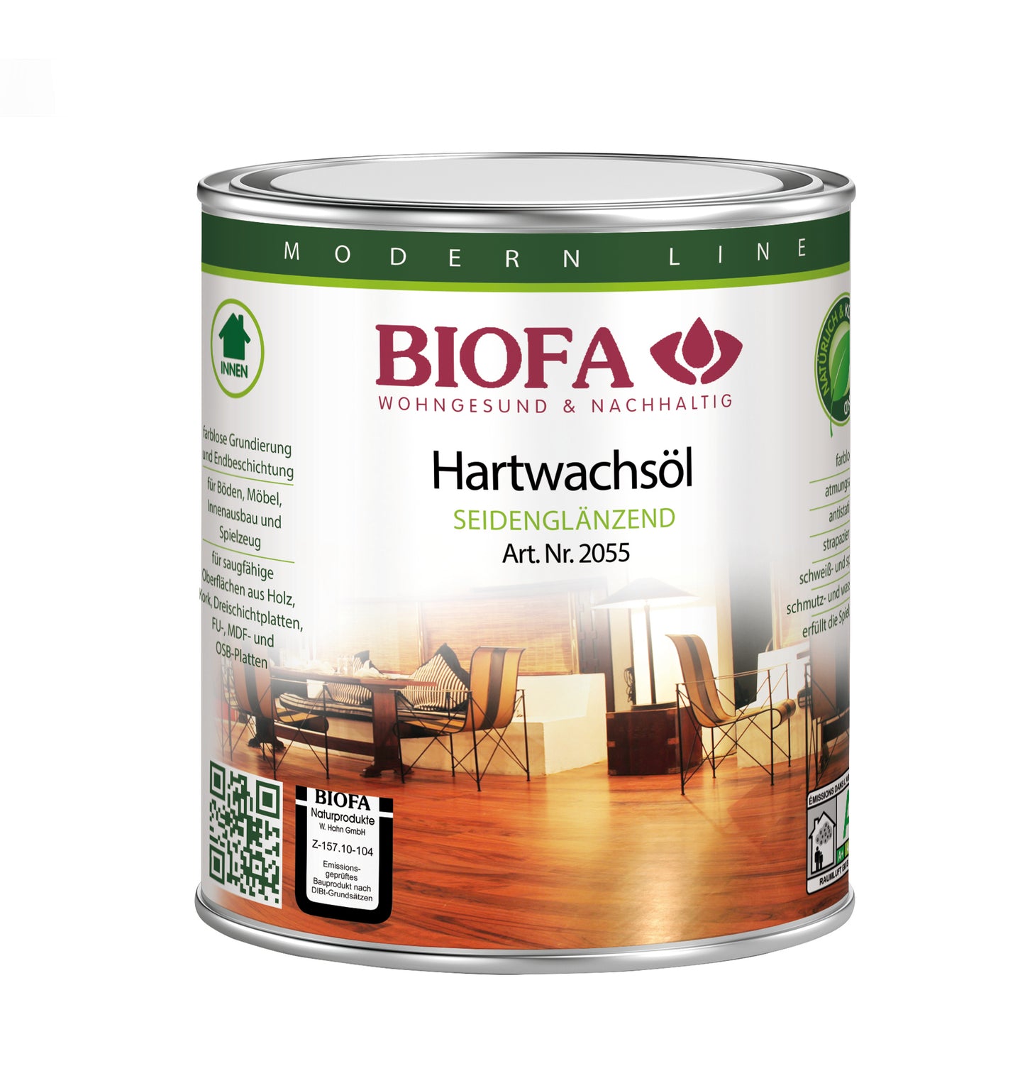 Масло-твърд восък, полугланц 205543