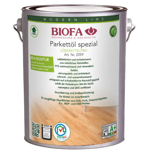 Специално масло за паркет, без разтворители. 205909