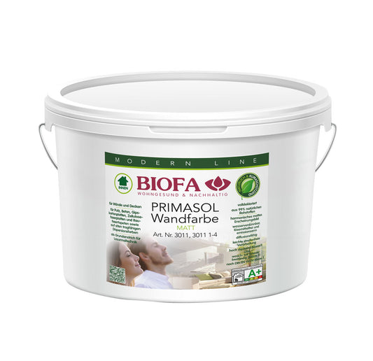 PRIMASOL боя за стени, бяла, полу-мат, без разтворители