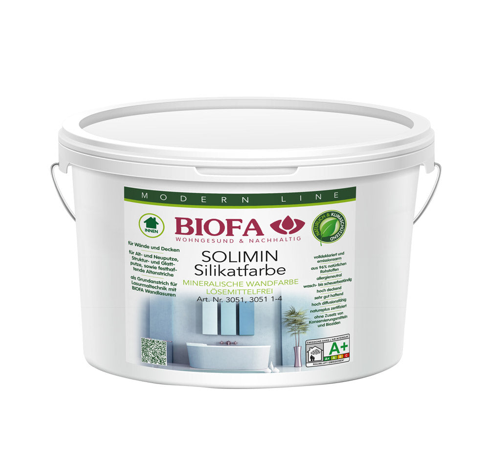 SOLIMIN минерална боя, бяла, без разтворители