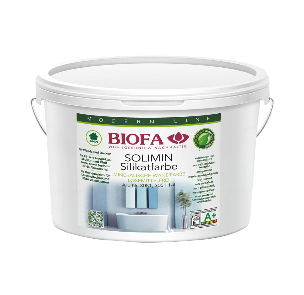 SOLIMIN минерална боя, бяла, без разтворители