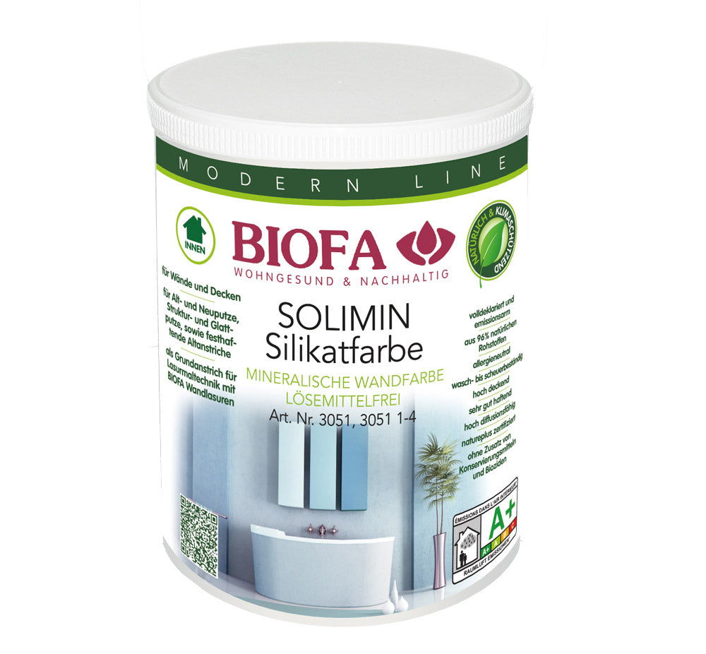 SOLIMIN минерална боя, бяла, без разтворители