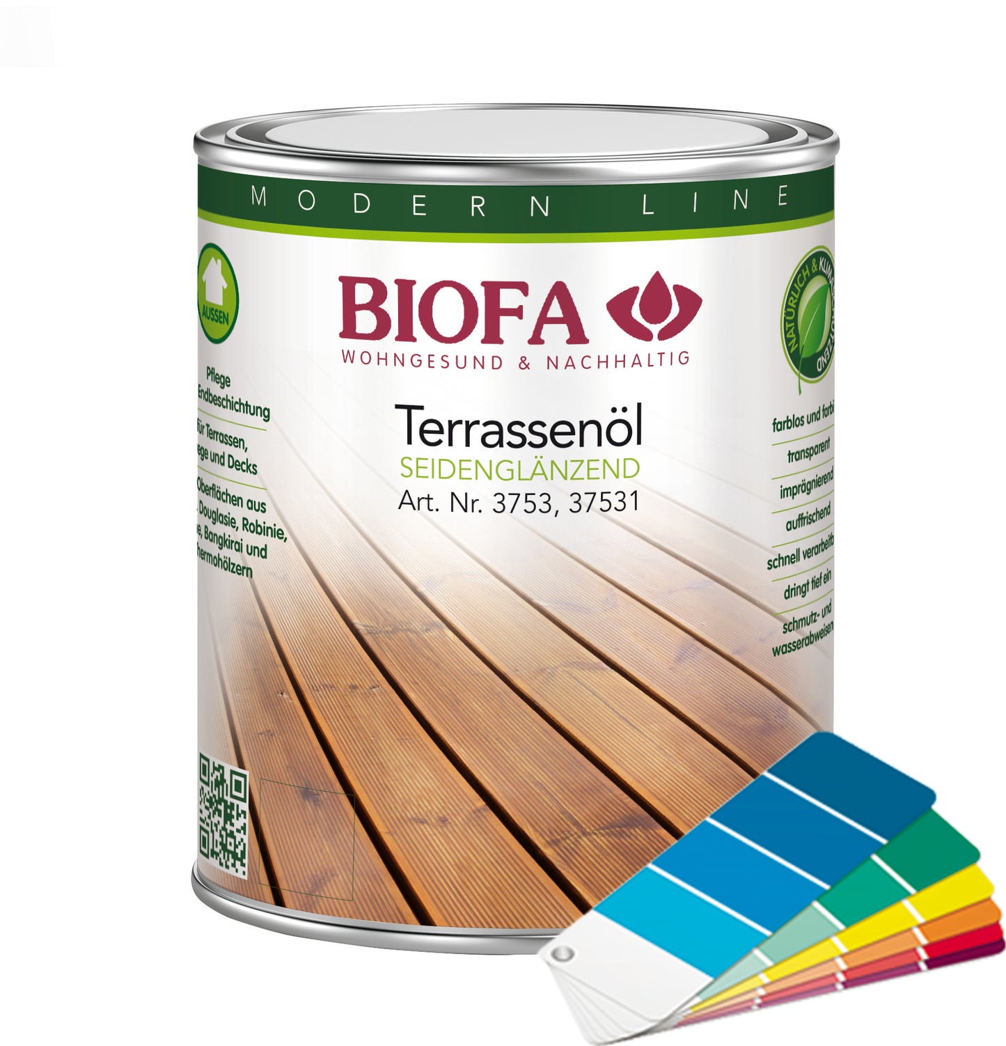 Масло за декинг, цветно, полугланц. 3753141