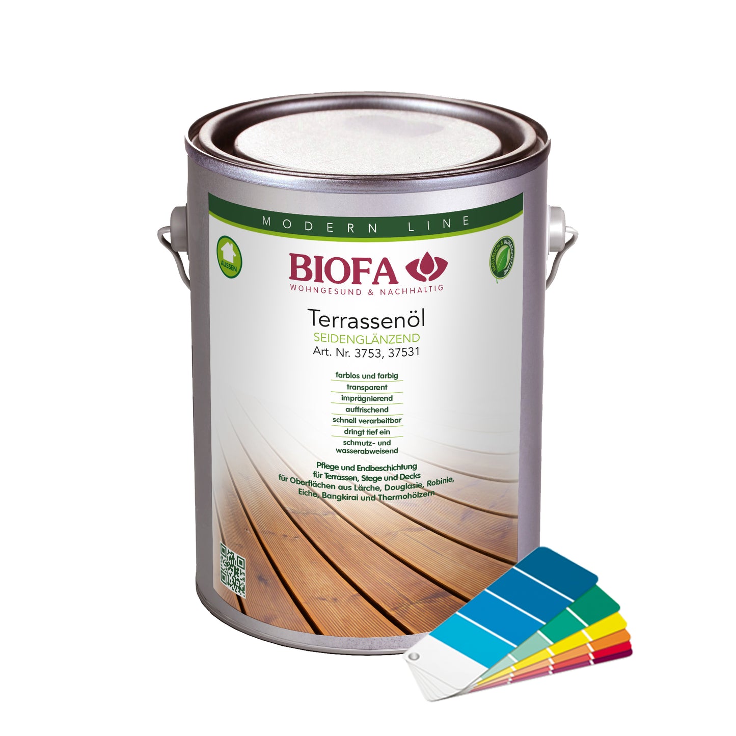 Масло за декинг, цветно, полугланц. 3753141