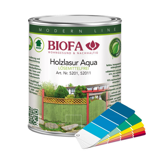 Лазурно масло "Аква", цветен, за интериорна и екстериорна употреба, без разтворители 5201134